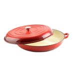 Casa si Gradina - Bucatarie si vesela - Vase pentru gatit - Oale si cratite - Cratita de fonta emailata cu capac 40 cm - Infinity.ro