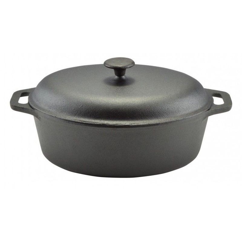 Casa si Gradina - Bucatarie si vesela - Vase pentru gatit - Tavi copt - Tava fonta capac de prajit rata 32cm - Infinity.ro