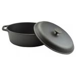 Casa si Gradina - Bucatarie si vesela - Vase pentru gatit - Tavi copt - Tava fonta capac de prajit rata 32cm - Infinity.ro