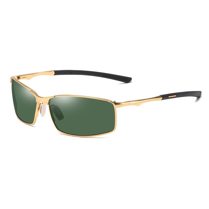 Fashion, accesorii si bijuterii - Barbati - Accesorii barbati - Ochelari de soare barbati - Ochelari de Soare pentru Barbati, Techsuit (559), auriu/verde - Infinity.ro