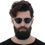 Fashion, accesorii si bijuterii - Barbati - Accesorii barbati - Ochelari de soare barbati - Ochelari de Soare pentru Barbati, Techsuit (66612), auriu/albastru - Infinity.ro