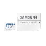 Laptop, Telefoane si Tablete - Telefoane mobile si accesorii - Accesorii Telefoane - Carduri memorie si card reader - Card de Memorie cu Adaptor, 64GB, Samsung Evo Plus (MB-MC64KA/EU), alb - Infinity.ro