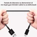 Laptop, Telefoane si Tablete - Telefoane mobile si accesorii - Accesorii Telefoane - Cabluri si adaptoare telefoane - Cablu de Date Type-C 25W, 1.5m, Samsung EP-DG970BWE (GP-TOU021RFAWW), alb (Bulk Packing) - Infinity.ro