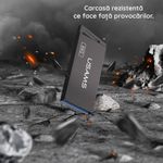 PC, gaming si accesorii - Periferice PC - Memorii USB - Stick Memorie 8GB, USAMS High Speed (US-ZB204), Iron gri - Infinity.ro