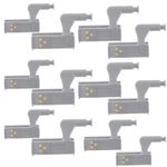 Casa si Gradina - Constructii - Feronerie si accesorii - Balamale - Set 35 buc Balamale pentru mobilier cu iluminare LED, Gri, 7.5 x 4 x 2 cm - Infinity.ro