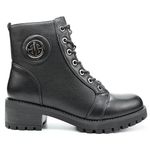Fashion, accesorii si bijuterii - Femei - Incaltaminte femei - Ghete femei - Ghete de dama,Din piele  ecologica cu interior imblanit,GD1004,Negre 36 - Infinity.ro
