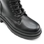 Fashion, accesorii si bijuterii - Femei - Incaltaminte femei - Ghete femei - Ghete de dama,Din piele ecologica cu interior imblanit,GD1040,Negru 36 - Infinity.ro