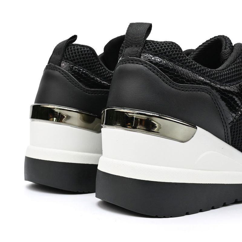 Fashion, accesorii si bijuterii - Femei - Incaltaminte femei - Sneakers si tenisi femei - Pantofi sport De dama ,cu insertii de plasa,D1341, Negru 39 - Infinity.ro