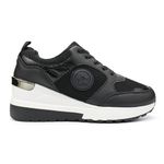 Fashion, accesorii si bijuterii - Femei - Incaltaminte femei - Sneakers si tenisi femei - Pantofi sport De dama ,cu insertii de plasa,D1341, Negru 39 - Infinity.ro