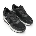 Fashion, accesorii si bijuterii - Femei - Incaltaminte femei - Sneakers si tenisi femei - Pantofi sport De dama ,cu insertii de plasa,D1341, Negru 39 - Infinity.ro