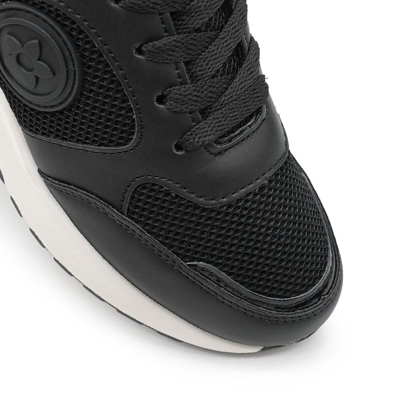 Fashion, accesorii si bijuterii - Femei - Incaltaminte femei - Sneakers si tenisi femei - Pantofi sport De dama ,cu insertii de plasa,D1341, Negru 39 - Infinity.ro