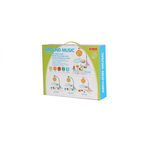 Jucarii, Copii si Bebe - Jucarii si jocuri - Jucarii bebelusi - Jucarii interactive bebelusi - Carusel muzical pentru pat, cu proiector, sunete, Sarra Happy Animals - Infinity.ro