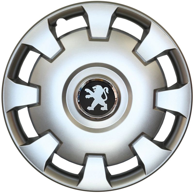 Auto si Moto - Anvelope si jante - Accesorii roti - Capace roti - Set 4 capace roti Kerime R14, potrivite jantelor de 14 inch, pentru Peugeot, Model 206 - Infinity.ro