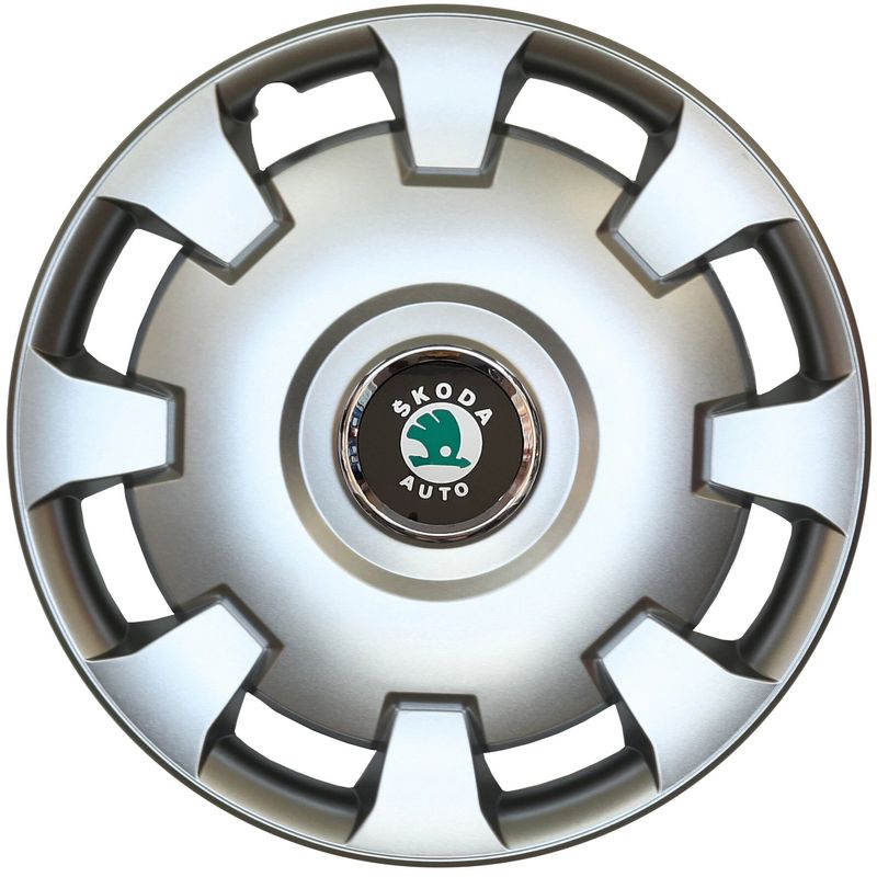 Auto si Moto - Anvelope si jante - Accesorii roti - Capace roti - Set 4 capace roti Kerime R15, potrivite jantelor de 15 inch, pentru Skoda, Model 303 - Infinity.ro