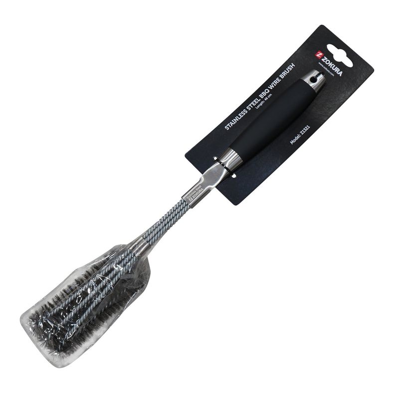 Casa si Gradina - Gradina si terasa - Gratare si accesorii - Accesorii gratare - Perie pentru gratar, 46 cm - Zokura - Infinity.ro