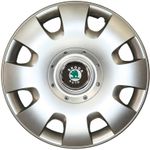 Auto si Moto - Anvelope si jante - Accesorii roti - Capace roti - Set 4 capace roti Kerime R15, potrivite jantelor de 15 inch, pentru Skoda, Model 304 - Infinity.ro