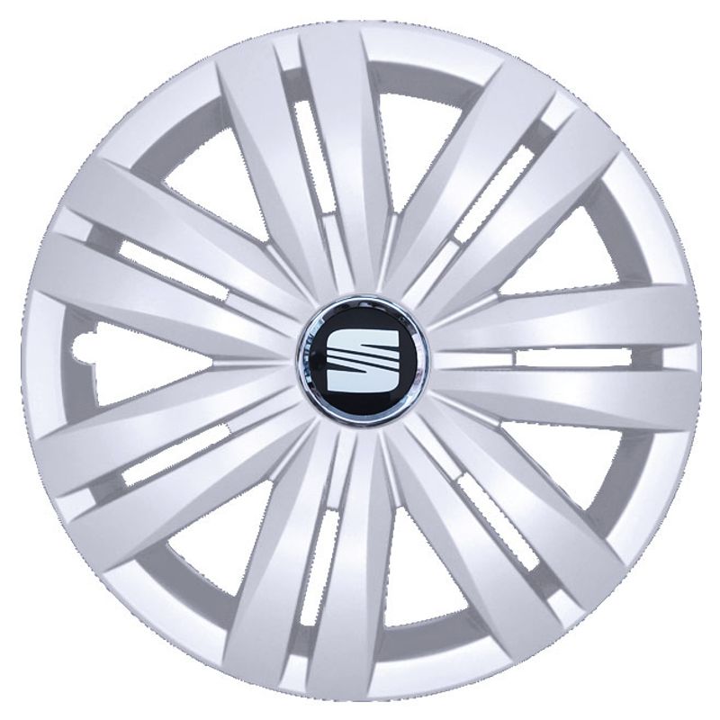 Auto si Moto - Anvelope si jante - Accesorii roti - Capace roti - Set 4 capace roti Kerime R16 (potrivite jantelor de 16 inch) pentru Seat, Model 427 - Infinity.ro