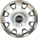 Auto si Moto - Anvelope si jante - Accesorii roti - Capace roti - Set 4 capace roti Kerime R14, potrivite jantelor de 14 inch, pentru Kia, Model 209 - Infinity.ro