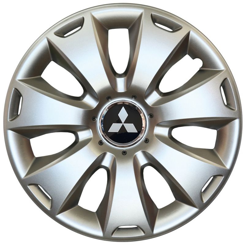 Auto si Moto - Anvelope si jante - Accesorii roti - Capace roti - Set 4 capace roti Kerime R16, potrivite jantelor de 16 inch, pentru Mitsubishi, Model 417 - Infinity.ro