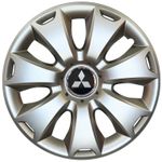 Auto si Moto - Anvelope si jante - Accesorii roti - Capace roti - Set 4 capace roti Kerime R16, potrivite jantelor de 16 inch, pentru Mitsubishi, Model 417 - Infinity.ro
