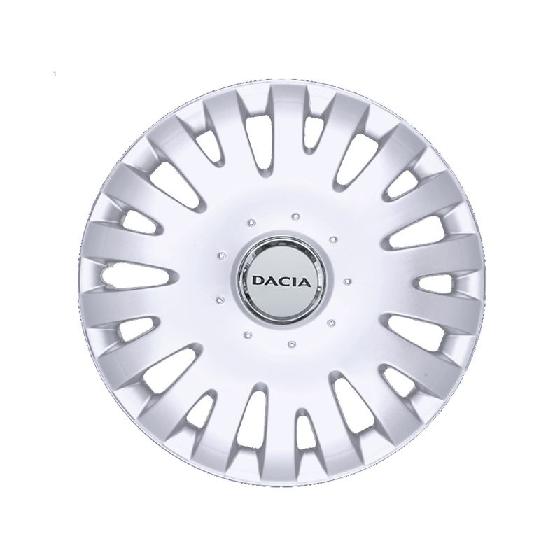 Auto si Moto - Anvelope si jante - Accesorii roti - Capace roti - Set 4 capace roti Kerime R16, potrivite jantelor de 16 inch, pentru Dacia, Model 403 - Infinity.ro