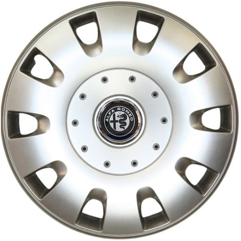 Auto si Moto - Anvelope si jante - Accesorii roti - Capace roti - Set 4 capace roti Kerime R16, potrivite jantelor de 16 inch, pentru Alfa Romeo, Model 401 - Infinity.ro