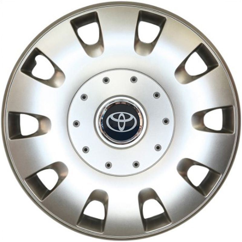 Auto si Moto - Anvelope si jante - Accesorii roti - Capace roti - Set 4 capace roti Kerime R16, potrivite jantelor de 16 inch, pentru Toyota, Model 401 - Infinity.ro