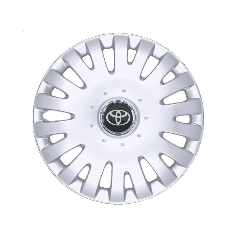 Auto si Moto - Anvelope si jante - Accesorii roti - Capace roti - Set 4 capace roti Kerime R16, potrivite jantelor de 16 inch, pentru Toyota, Model 403 - Infinity.ro