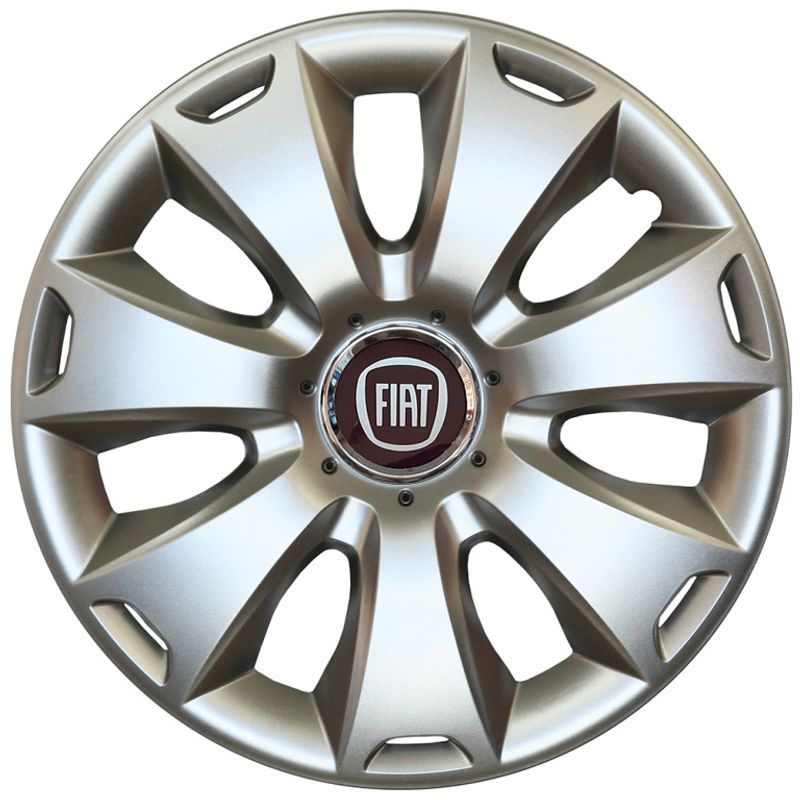Auto si Moto - Anvelope si jante - Accesorii roti - Capace roti - Set 4 capace roti Kerime R16, potrivite jantelor de 16 inch, pentru Fiat, Model 417 - Infinity.ro