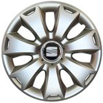 Auto si Moto - Anvelope si jante - Accesorii roti - Capace roti - Set 4 capace roti Kerime R16, potrivite jantelor de 16 inch, pentru Seat, Model 417 - Infinity.ro