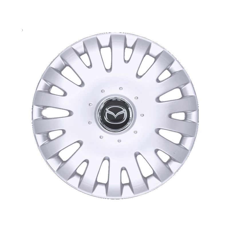 Auto si Moto - Anvelope si jante - Accesorii roti - Capace roti - Set 4 capace roti Kerime R16, potrivite jantelor de 16 inch, pentru Mazda, Model 403 - Infinity.ro