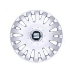 Auto si Moto - Anvelope si jante - Accesorii roti - Capace roti - Set 4 capace roti Kerime R16, potrivite jantelor de 16 inch, pentru Seat, Model 403 - Infinity.ro