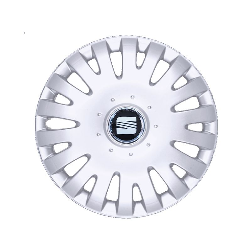 Auto si Moto - Anvelope si jante - Accesorii roti - Capace roti - Set 4 capace roti Kerime R16, potrivite jantelor de 16 inch, pentru Seat, Model 403 - Infinity.ro