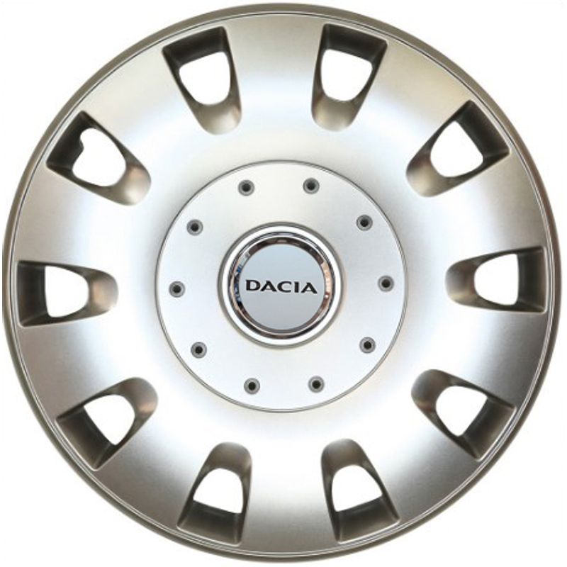 Auto si Moto - Anvelope si jante - Accesorii roti - Capace roti - Set 4 capace roti Kerime R16, potrivite jantelor de 16 inch, pentru Dacia, Model 401 - Infinity.ro