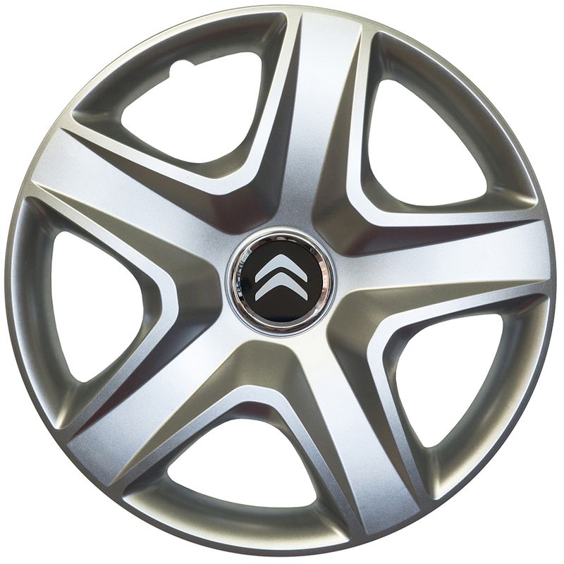 Auto si Moto - Anvelope si jante - Accesorii roti - Capace roti - Set 4 capace roti Kerime R15, potrivite jantelor de 15 inch, pentru Citroen, Model 340 - Infinity.ro