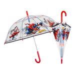Fashion, accesorii si bijuterii - Copii - Accesorii copii - Alte accesorii copii - Umbrela transparenta, Perletti, Spider Man, 45 cm, Collection Spider Man - Infinity.ro