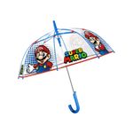 Fashion, accesorii si bijuterii - Copii - Accesorii copii - Alte accesorii copii - Umbrela transparenta, Perletti, Mario, 45 cm, Collection Super Mario - Infinity.ro