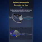 TV, Audio-Video si Foto - Portabile audio - Casti audio - Casti Wireless Sport MIANDREE® ActiveBuds, True Wireless, BT 5.3, Handsfree, ANC, Voice Assistant, 40h, Rezistente, LED - Infinity.ro