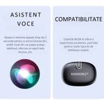 TV, Audio-Video si Foto - Portabile audio - Casti audio - Casti Wireless Sport MIANDREE® ActiveBuds, True Wireless, BT 5.3, Handsfree, ANC, Voice Assistant, 40h, Rezistente, LED - Infinity.ro