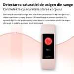 Laptop, Telefoane si Tablete - Wearables si gadgeturi - Wearables - Bratari fitness - Bratara Fitness MIANDREE®, Puls/Somn/Tensiometru/Oximetru, AMOLED, Always-On-Display, Compatibil iPhone/Samsung/Huawei - Infinity.ro