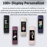 Laptop, Telefoane si Tablete - Wearables si gadgeturi - Wearables - Bratari fitness - Bratara Fitness MIANDREE®, Puls/Somn/Tensiometru/Oximetru, AMOLED, Always-On-Display, Compatibil iPhone/Samsung/Huawei - Infinity.ro