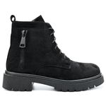 Fashion, accesorii si bijuterii - Femei - Incaltaminte femei - Ghete femei - Ghete de dama,Din piele ecologica cu interior imblanit,GD1038,Negru 38 - Infinity.ro