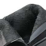 Fashion, accesorii si bijuterii - Femei - Incaltaminte femei - Ghete femei - Ghete de dama,Din piele ecologica cu interior imblanit,GD1038,Negru 38 - Infinity.ro