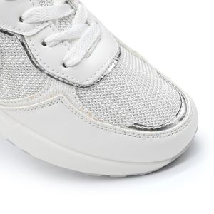 Pantofi sport De dama ,cu insertii de plasa,D1346,Alb