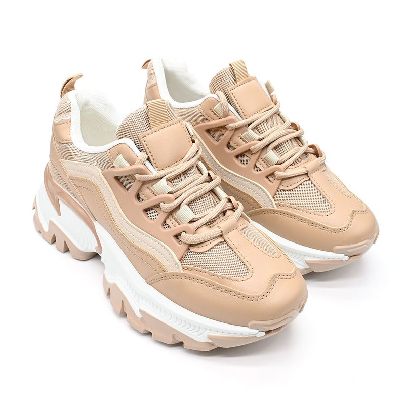 Fashion, accesorii si bijuterii - Femei - Incaltaminte femei - Sneakers si tenisi femei - Pantofi sport De dama ,cu insertii de plasa,D1344,Kaki 36 - Infinity.ro