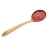 Casa si Gradina - Bucatarie si vesela - Ustensile bucatarie - Polonice, linguri si clesti de bucatarie - Spumiera din silicon cu maner din lemn - Infinity.ro