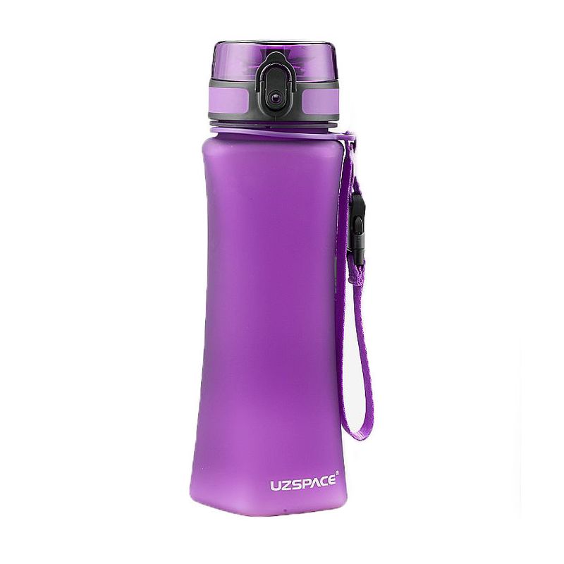 Casa si Gradina - Bucatarie si vesela - Accesorii bar - Termosuri si Cani termos - Sticla apa slim Uzspace Tritan, fara BPA cu capac 700ml violet - Infinity.ro