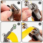 Sport si Outdoor - Camping - Accesorii camping si drumetii - Pachet Prastie cu laser si 100 de bile metalice, 11.5 cm, cu boloboc, maner lemn, maro - Infinity.ro