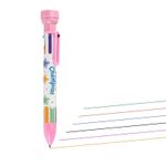 Carti si Birotica - Birotica - Instrumente de scris - Pixuri si stilouri - Pix multicolor cu 6 culori si stampila - Infinity.ro