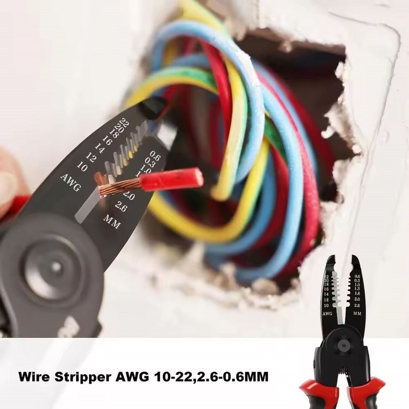 Casa si Gradina - Constructii - Scule de mana si unelte - Clesti si patenti - Set Clesti 5 in 1 BYNOVIS®, Patent, Taietor Cablu, Dezizolator, Cleste Sertizare, Foarfeca de tabla, Cap interschimbabil, Inlocuire usoara, Maner ergonomic, Prindere confortabila, Izolat electric - Infinity.ro